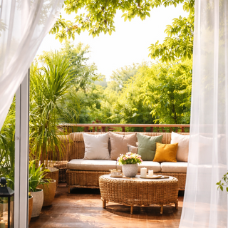 Najbolje zavese za terasu - kako izabrati boju da ne bledi na suncu