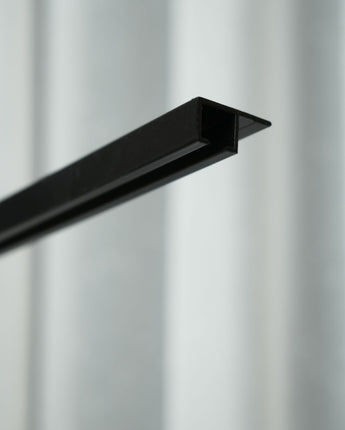 Garnišne za zavese crna- aluminijumska