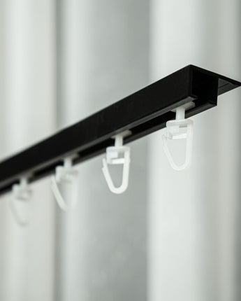 Garnišne za zavese crna- aluminijumska