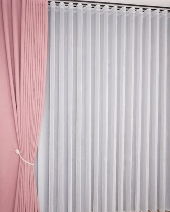 Zavesa Aria u beloj boji