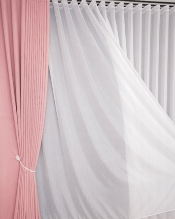 Zavesa Aria u beloj boji