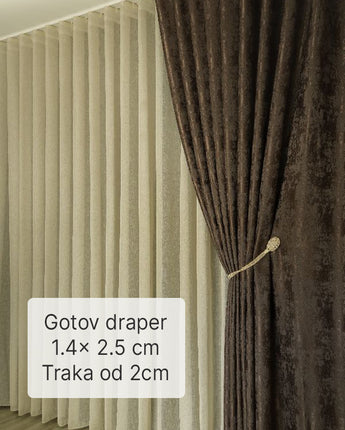 Gotov draper- Sahara u braon boji