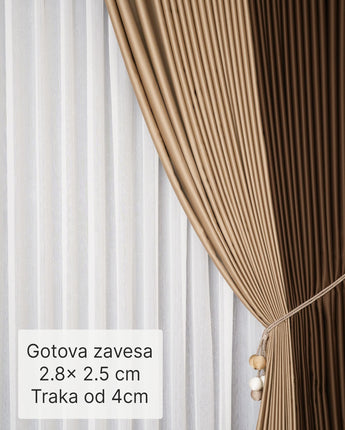 Gotova zavesa Stela bela